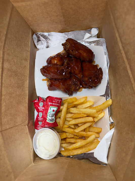 6 Wings & Fries